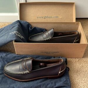 Never worn, shoe trees included, duster bags included! Handsome and well crafted